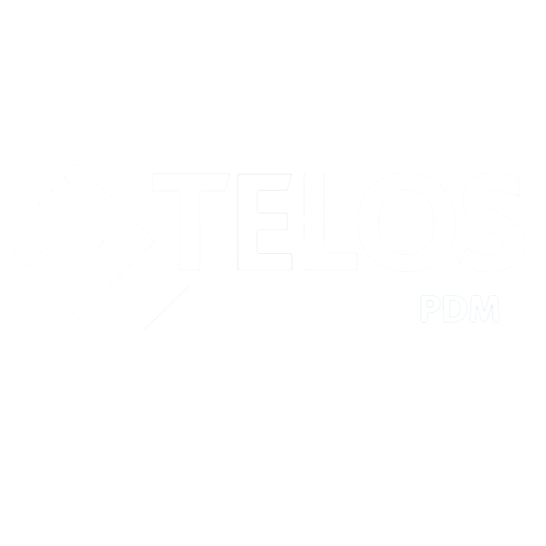 Logo Telos Pdm Bianco
